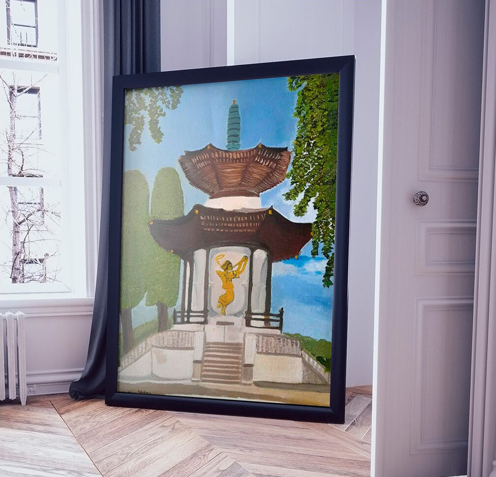 Art Print Collection – Pagoda painting