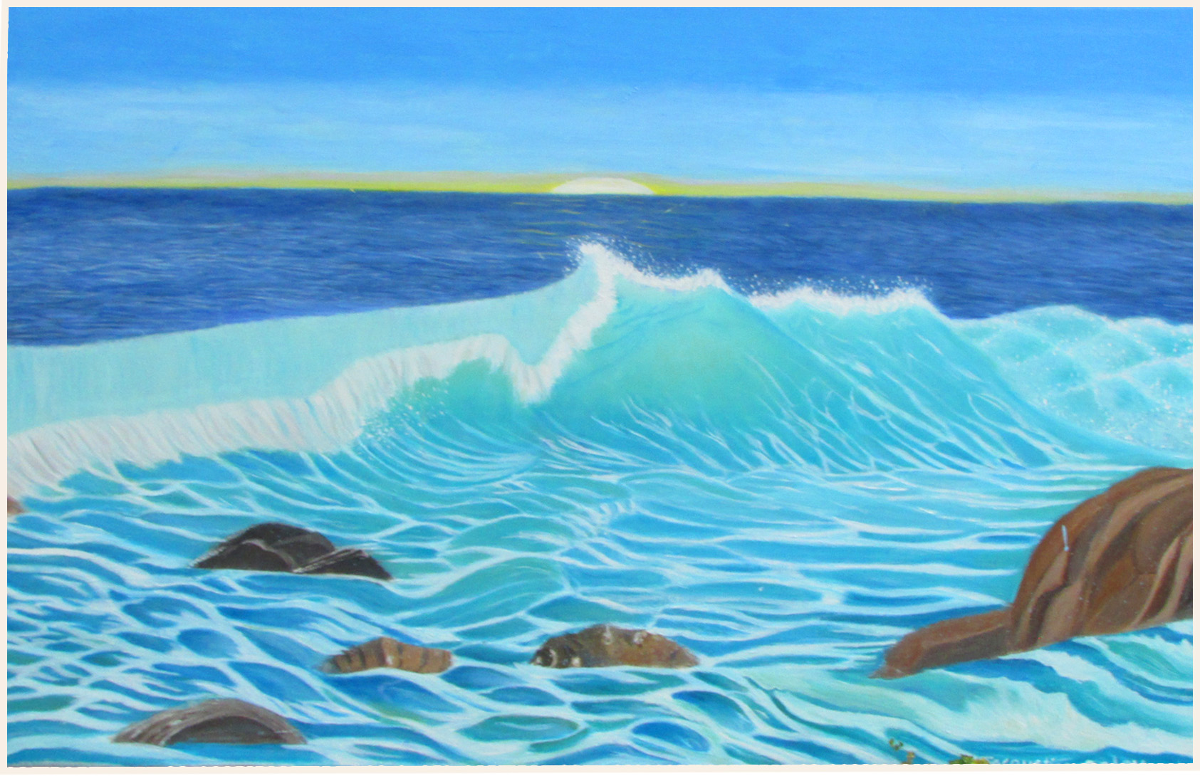 Seascape The Wave Albany Australia